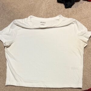 Wild Fable White Crop Top